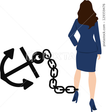 Graphic material illustration of shackles Graphic material illustration of shackles 129359476