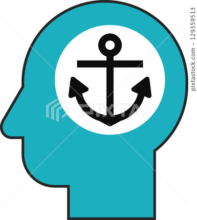 Illustration of the anchoring effect (behavioral economics) 129359513