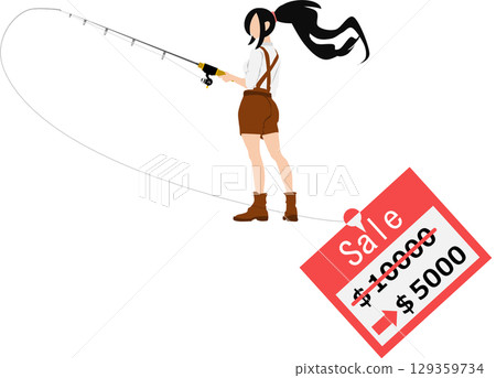 Illustration of the anchoring effect (behavioral economics) 129359734