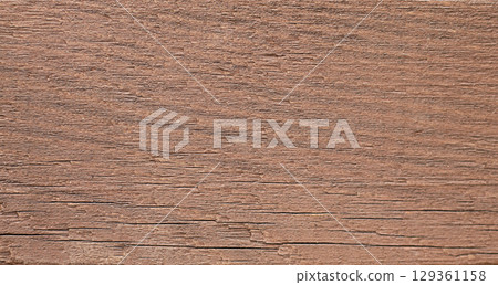 Natural brown wood texture background with detailed grain and rustic appearance 129361158