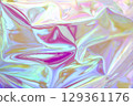 Abstract iridescent texture with soft pastel shades and shimmering tones 129361176