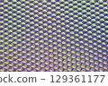 Colorful geometric abstract pattern with prism-like texture and iridescent effect 129361177