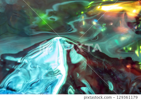 Abstract colorful light reflections in a vibrant and mesmerizing composition Abstract colorful light reflections in a vibrant and mesmerizing composition 129361179