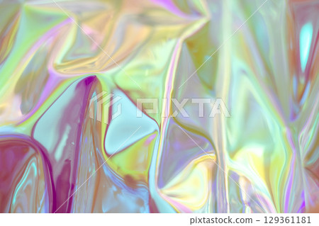 Colorful iridescent abstract background with luminous and shimmering textures Colorful iridescent abstract background with luminous and shimmering textures 129361181