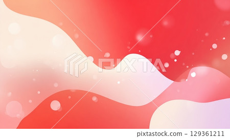 Abstract summer background illustration with flickering red and white lights 129361211