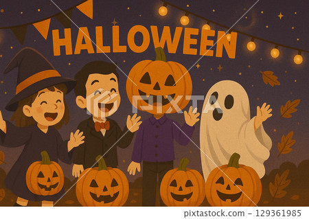 萬聖節背景框桌布, 萬聖節 129361985