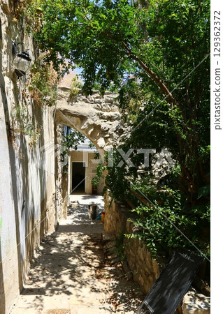 The ancient city of Safed in northern Israel. City of artists and Kabbalists. The ancient city of Safed in northern Israel. City of artists and Kabbalists. 129362372
