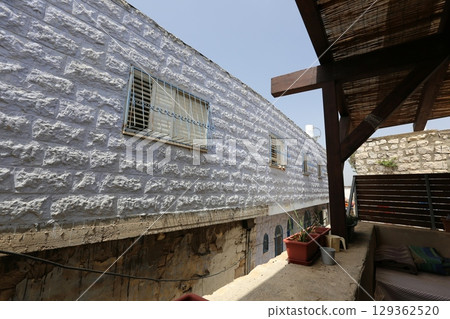 The ancient city of Safed in northern Israel. City of artists and Kabbalists. The ancient city of Safed in northern Israel. City of artists and Kabbalists. 129362520