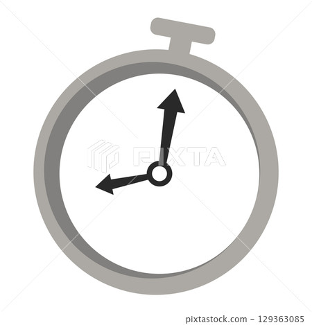 Classic stopwatch icon shape. Vector Classic stopwatch icon shape. Vector 129363085
