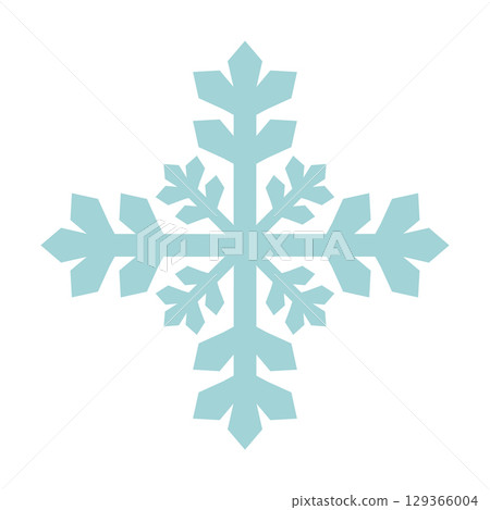 Light blue snowflake design. Vector Light blue snowflake design. Vector 129366004