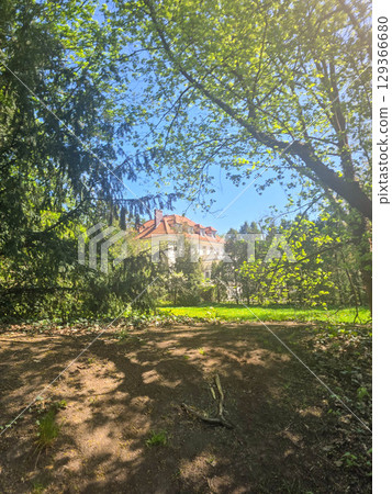 Historic Cityscape with Vintage Architecture 129366680