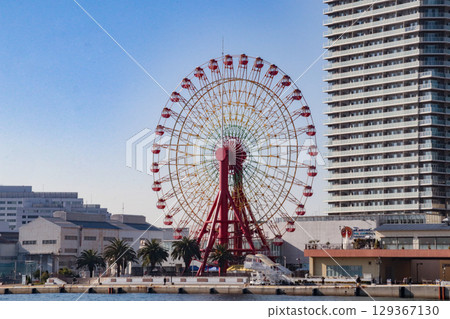 Mosaic Ferris Wheel / Higashikawasakicho, Chuo Ward, Kobe City, Hyogo Prefecture 129367130
