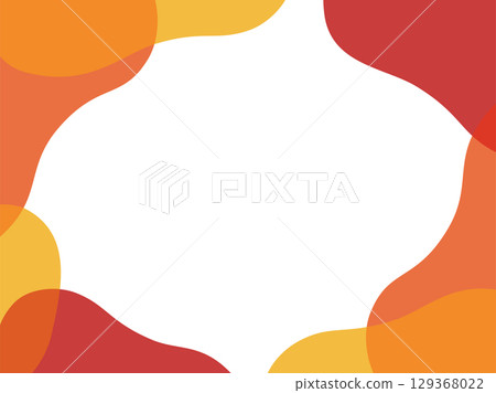 A simple curved frame inspired by autumn 129368022