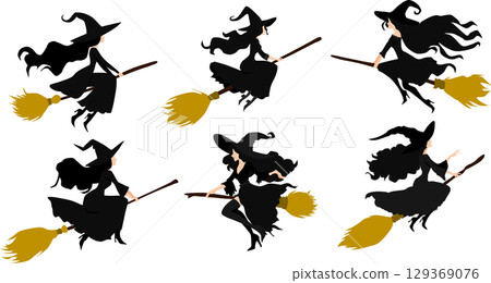 Witch illustration (Halloween) Witch illustration (Halloween) 129369076