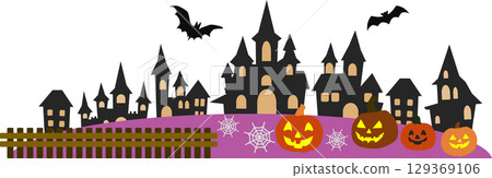 Halloween illustration 129369106
