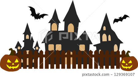 Halloween illustration 129369107
