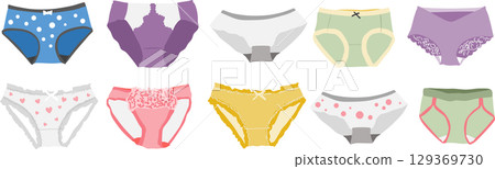 褲子插圖集 褲子插圖集 129369730