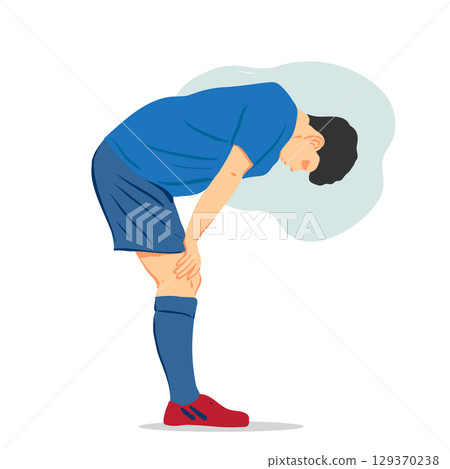 Football Championship player defeat emotion Football Championship player defeat emotion 129370238