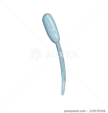 Pasteur pipette, laboratory equipment. Watercolor illustration hand drawn, cartoon. Drawing for stickers, posters, card blanks, scrapbooking, journaling. science, laboratory, equipment, pipette Pasteur pipette, laboratory equipment. Watercolor illustration hand drawn, cartoon. Drawing for stickers, posters, card blanks, scrapbooking, journaling. science, laboratory, equipment, pipette 129370348