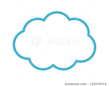 簡單蓬鬆的講話泡泡 簡單蓬鬆的講話泡泡 129370414