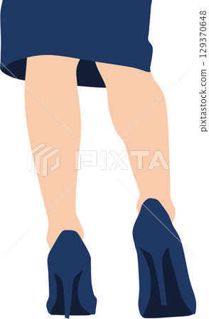 高跟鞋圖形插圖 高跟鞋圖形插圖 129370648