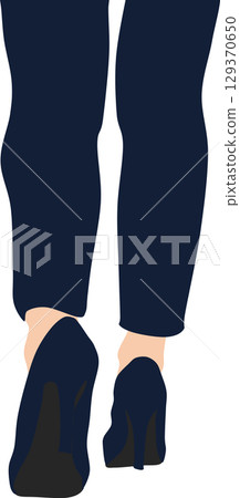 高跟鞋圖形插圖 高跟鞋圖形插圖 129370650