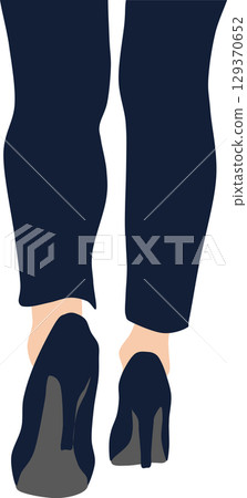 高跟鞋圖形插圖 高跟鞋圖形插圖 129370652