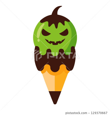 vector illustration, flat design. ice cream 129370667