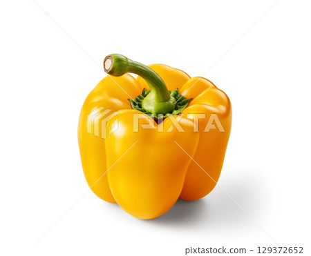 Peppers. A pair of bell peppers with a transparent background. 129372652