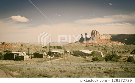 Old American landscape photography 129372729