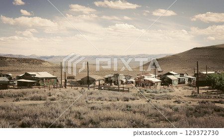 Old American landscape photography 129372730