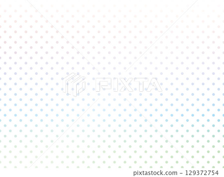 Polka dot pastel color gradient background 129372754