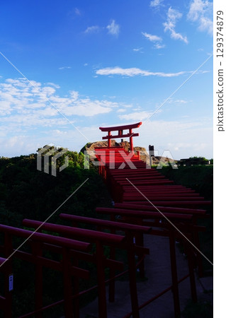 紅色鳥居元乃隅神社305 129374879