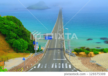 Kiri no Tsunoshima Bridge 2154- Kiri no Tsunoshima Bridge 2154- 129375309
