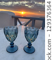 Sunset over the Aegean Sea 129376364