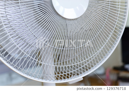 Dust on the fan blades, clean the fan. 129376718