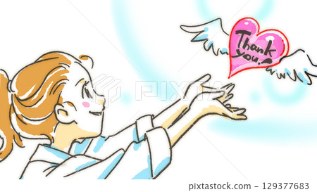 Illustrations to express gratitude 129377683