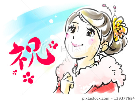 Coming-of-age girl 129377684