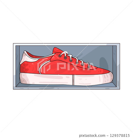 illustration of shoe 129378815