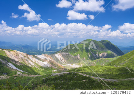 Seventy mountains in summer 129379452