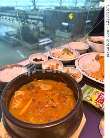 Dining at Incheon International Airport, South Korea 129379675