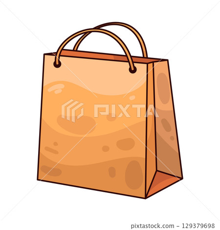 illustration of paper bag 129379698