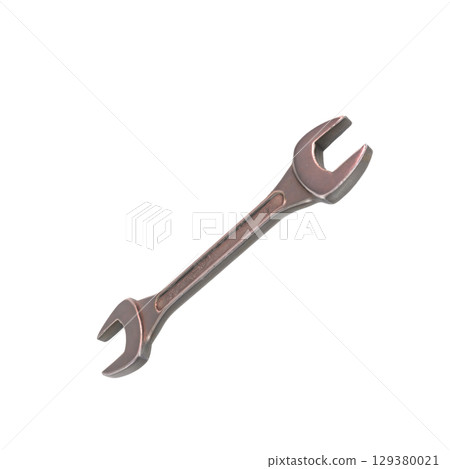 白色背景下 DIY 和家居裝修的扳手 白色背景下 DIY 和家居裝修的扳手 129380021