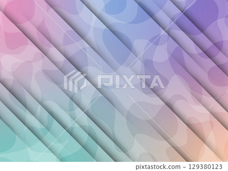 Pastel color presentation shape graphic Pastel color presentation shape graphic 129380123