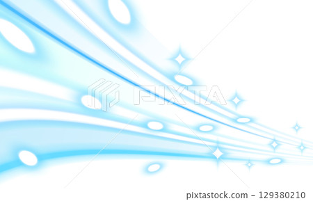 藍色射線和光球的插圖 藍色射線和光球的插圖 129380210