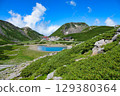 A panoramic view of Norikura Tatamidaira from Mt. Daikoku 129380364