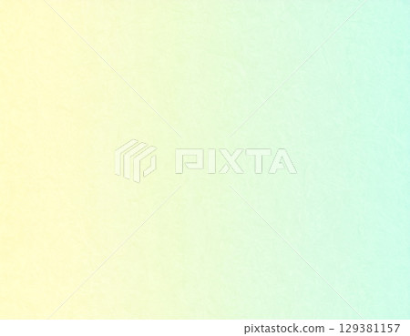 Image material of Japanese paper texture: Gradient green and yellow 129381157