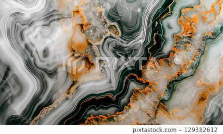 Jasper stone texture showcasing intricate patterns in earthy tones on a smooth surface 129382612