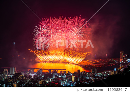[Shizuoka Prefecture] Atami's Million Dollar Night View and Fireworks Over the Sea - Summer Fireworks 129382647