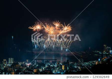 [Shizuoka Prefecture] Atami's Million Dollar Night View and Fireworks Over the Sea - Summer Fireworks 129382649